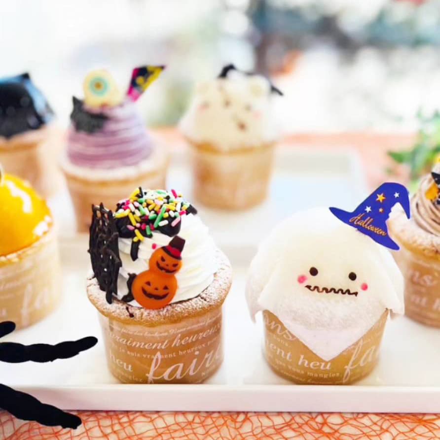 ハロウィン限定カップケーキ