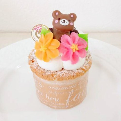 富士市かわいいケーキ屋さんテテのカップケーキ・チョコバナナカスタード