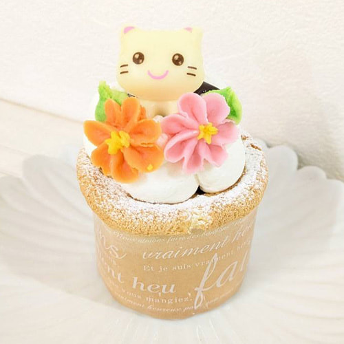 富士市かわいいケーキ屋さんテテのカップケーキ・チョコバナナカスタード