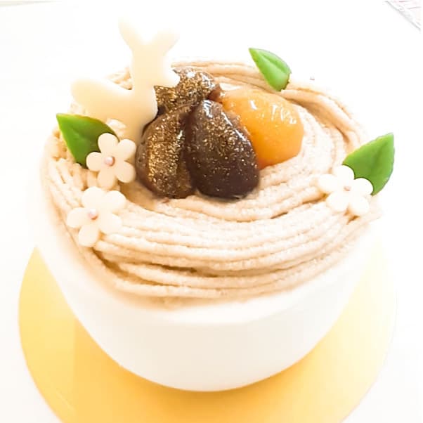 富士市かわいいケーキ屋さんテテのホールケーキ・モンブランケーキ