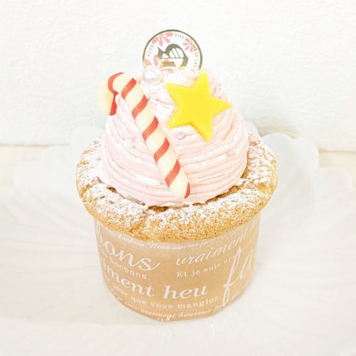 富士市かわいいケーキ屋さんテテのカップケーキ・苺みるく餅