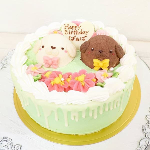 富士市かわいいケーキ屋さんテテのお誕生日ケーキ・ホールケーキ・アニマルカラーケーキ